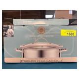 Martha Stewart Stainless Steel Casserole