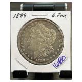 1888 Morgan Silver Dollar in Extra Fine Condition