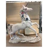 Loves Fancy Porcelain Unicorn Figurine