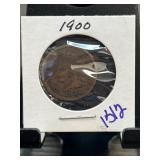 1900 Indian Head Cent in Holder
