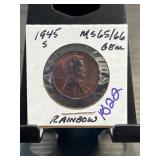 1945-S Lincoln Wheat Cent in Gem Condition