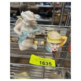 Japanese Figurine and Miniature Mug Set
