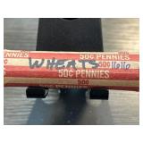 Roll of Wheat Pennies in Paper Wrapper