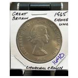 1965 Great Britain Churchill Crown Coin
