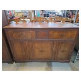 Wooden Sideboard Buffet With Storage Cabinet