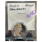 2012-S Proof Jefferson Nickel Gem Cameo
