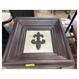 Framed Fleur-de-Lis Wall Art