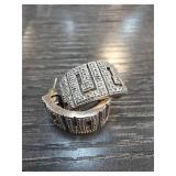 Sterling Silver Geometric Design Earrings