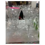 Cambridge Rose Point Vintage Stemware 6pc
