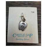 Castle Gap Sterling Silver Apple Charm