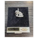 Sterling Silver Palm Tree Pendant