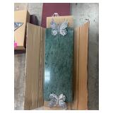 Arthur Court Marble Cheese Board with Butterfly Ac
