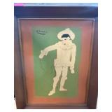 Framed Artwork Titled ï¿½White Clownï¿½ by Picasso