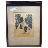 Maurice Utrillo Print Montmartre Moulin de la