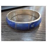 Sterling Silver and Lapis Bracelet 45g
