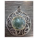 Sterling Silver Israeli Pendant 20.5g