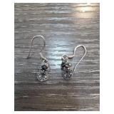 Sterling Silver and Marcasite Earrings