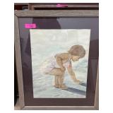 Framed Watercolor by Vicky Smith, 1980