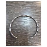 Sterling Silver Twisted Bracelet