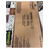 Regalo Swing Down Crib Rail in White