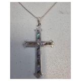 Sterling Silver Cross Pendant Necklace