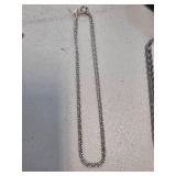 Sterling Silver Chain Necklace