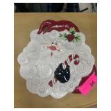 Fitz and Floyd Holiday Santa Plate