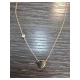 Sterling Silver Heart Pendant Necklace