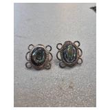 Sterling Silver and Abalone Earrings