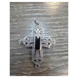Sterling Silver Cross Pendant and Brooch