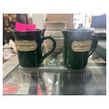 Coffee Mugs, Including Black Rifle Deneen Pottery