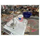 Glass Bowls, Measuring Cup, and Mug