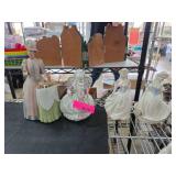 Four Ceramic Figurines in Period Dress