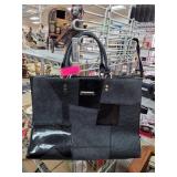 Sally Young Black Patchwork Tote Bag