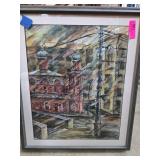 Original Watercolor by Russian Artist