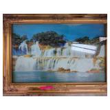Motion Waterfall Landscape Art Piece