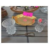 Pickard China Gold Dish and Glassware Set