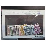 Postfrim Imperforated Stamps