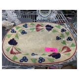 Hand-Painted Ceramic Serving Platter