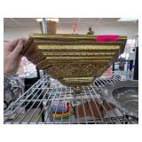Decorative Wall Shelf and Ornamental Bowl Set