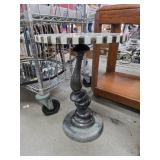 Black and White Mosaic Top Pedestal Table