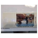 1994 Virginia Waterfowl Stamp With Signature