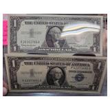 1957 Series A and B $1 Silver Certificates
