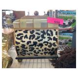 Accent Decorative Leopard Print Box