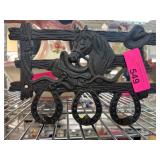 Equestrian-Themed Cast Iron Wall Hook