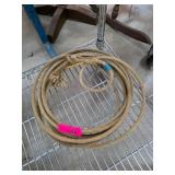 Coiled Lariat Rope with Reinforced Ends