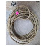 Coiled Lariat Natural Fiber Rope
