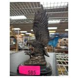 Bronze Eagle Figurine on Base