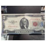 1953B United States $2 Dollar Red Seal Note