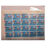 Two Sheets of Japanese Stamps